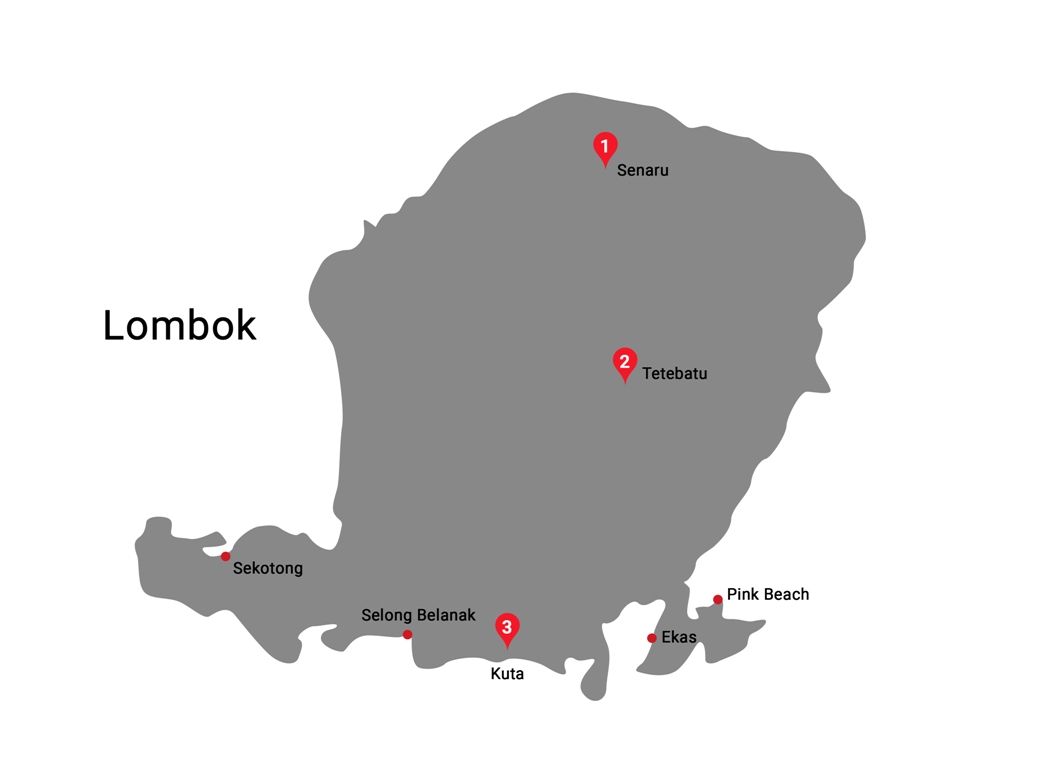 Lombok de 7 à 10 jours : l'itinéraire idéal